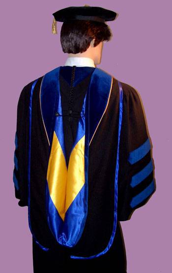 phd academic graduation hood